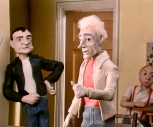 Aardman’s Conversation Pieces (1982-3) used real life dialogue, which gave the shorts a strange, com