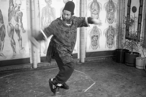 Milford Graves practicing “Yara” in his Dojo, 1992.