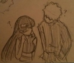 unfoldedwings:  NaruHina doodle!   I’ve