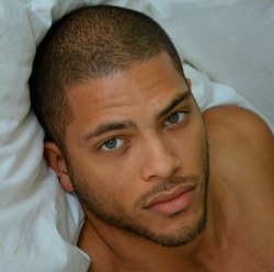 serpentine913:  Jeremy Meeks who? The Original Blue-eyed Monster (and green and hazel and gray…..) Isha Blaaker. 