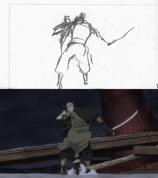 leseanthomas:  leseanthomas:  Studio Bones legendary animator YUYTAKA NAKAMURA Sword