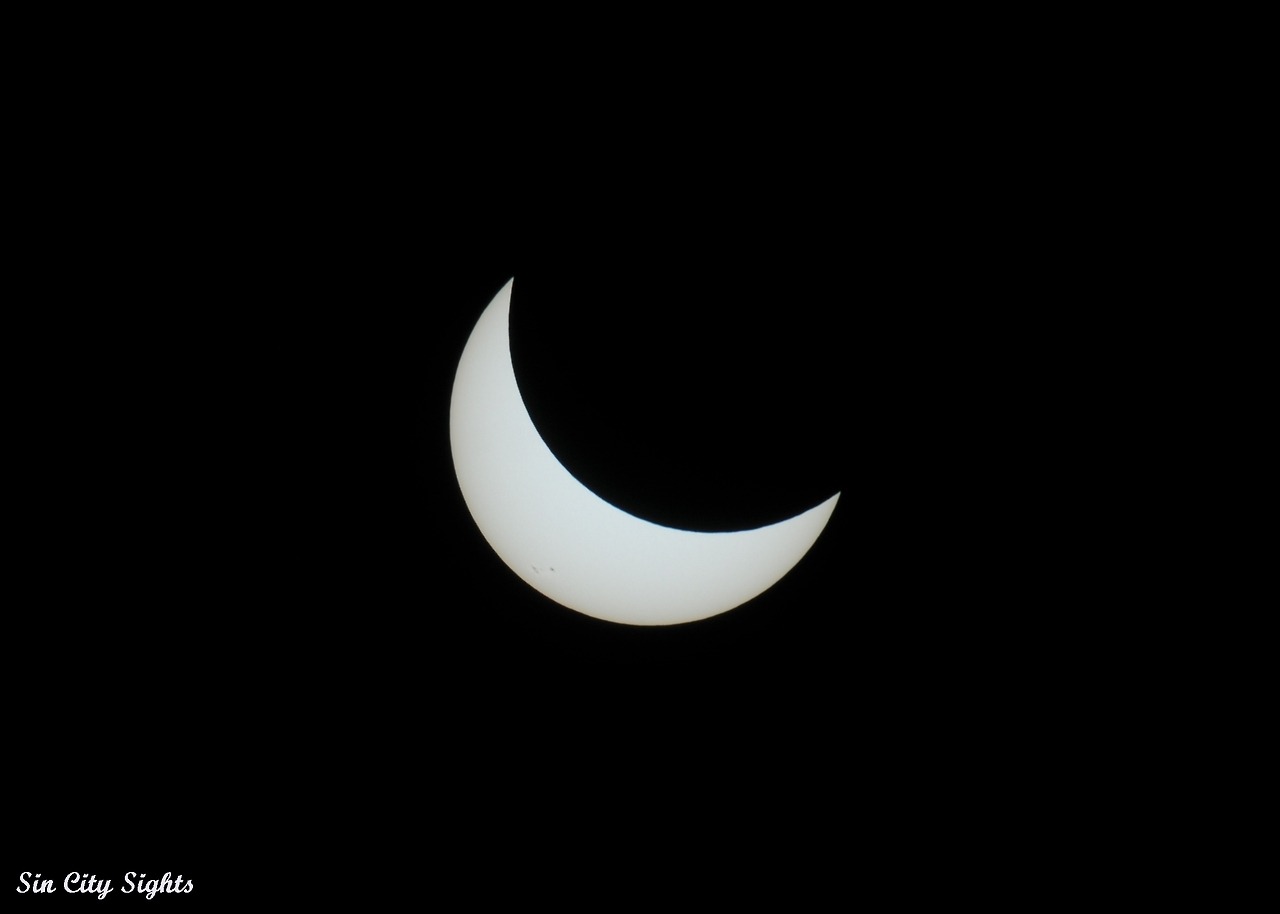 I never did post any of the shots I took up in Idaho of the solar eclipse. You can