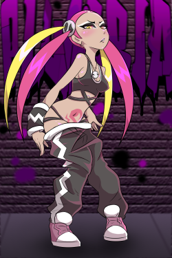 ellenblackdraws: Plumeria from Sun and Moon I love her design so freaking much she’s such a badass 