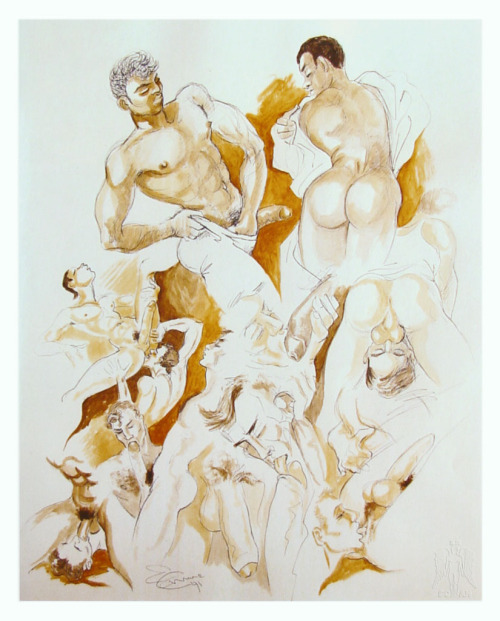 Fantasy of Action 17 - by Ed Cervone - This is from a retrospective of his work.Read an extremely fa