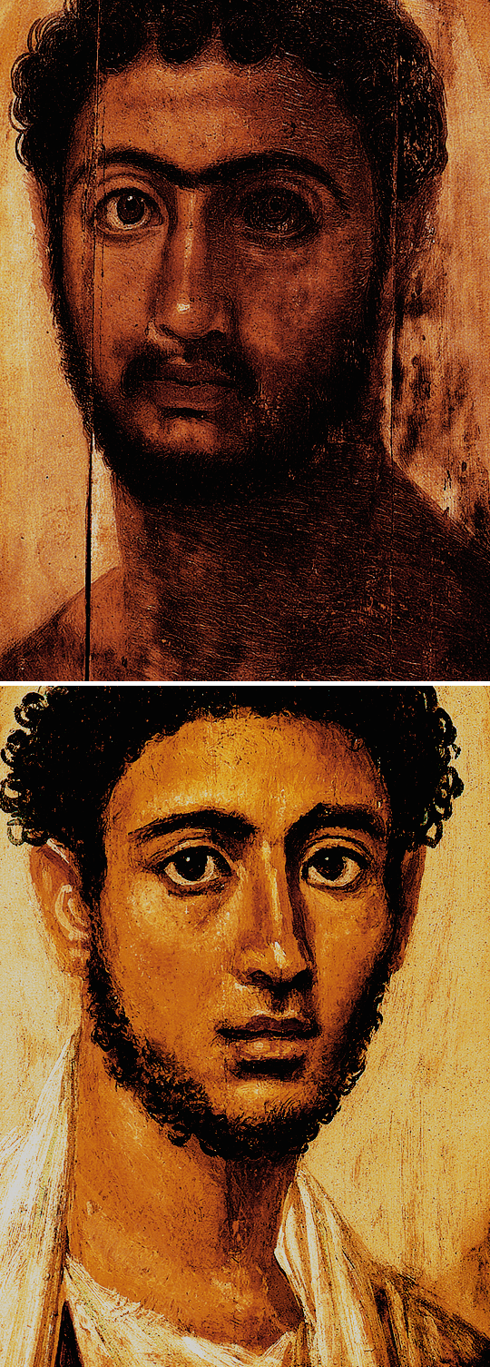 PAINTED MUMMY PORTRAITS OF EGYPTIANS DURING THE ROMAN PERIOD