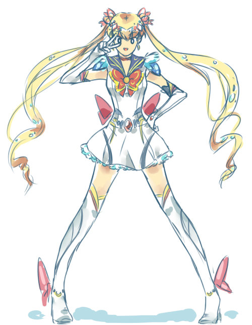 dahaebaik:  i decided to color these sketches i did awhile back. Sailor Scouts 2.0 