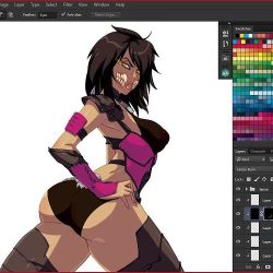 tovio-rogers:  #mileena drawn up for #patreon