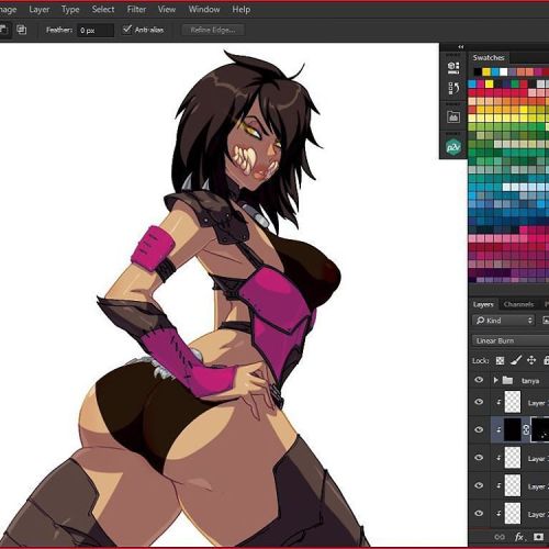 Sex tovio-rogers:  #mileena drawn up for #patreon pictures