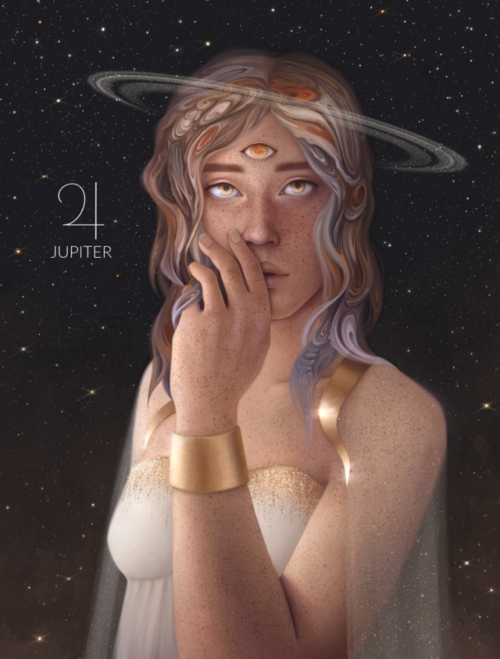 cosmos-kitty:Celestial Bodies I: Jupiter | ♃Here’s the first of my personified planet series, it too