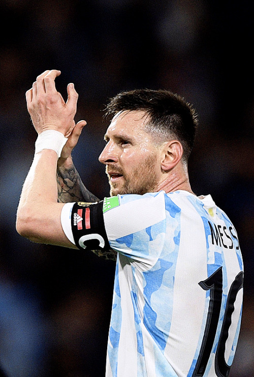 LIONEL MESSI↳ South American qualification football match for the FIFA World Cup Qatar 2022 on March