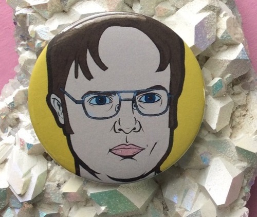 Dwight Buttons!www.etsy.com/shop/turddemon