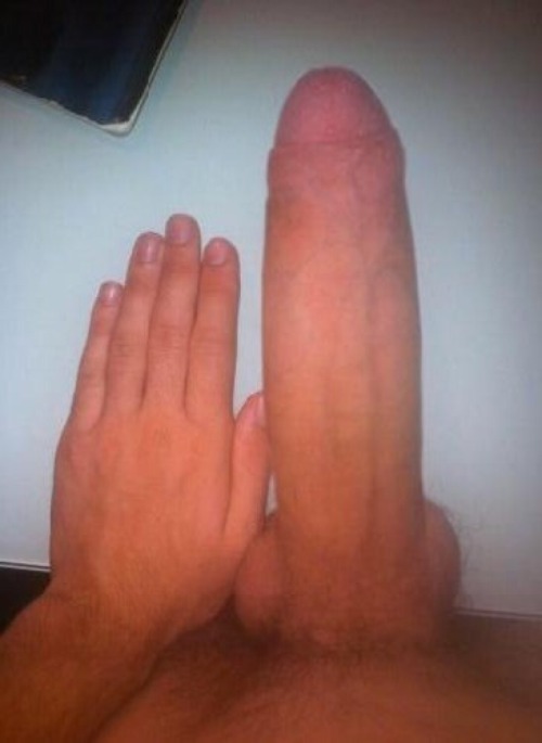 mywetslutyhole:  Just the way I like my cock! Making me wet. 