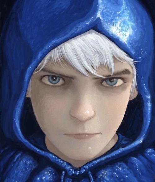 fun-and-trust:heybilljoyce: Putting the finishing touches on the Jack Frost novel cover. The Frosty 