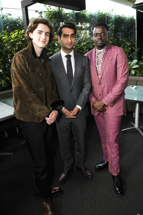 Timothée Chalamet, Kumail Nanjiani, Daniel KaluuyaFilm Independent Spirit Awards Nominee Brun