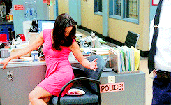badassmorse: endless list of favourite female characters:  Amy Santiago (Brookyn Nine-Nine)↳  I