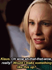 jinxed-wood:  Katherine’s girlcrush on Caroline! 