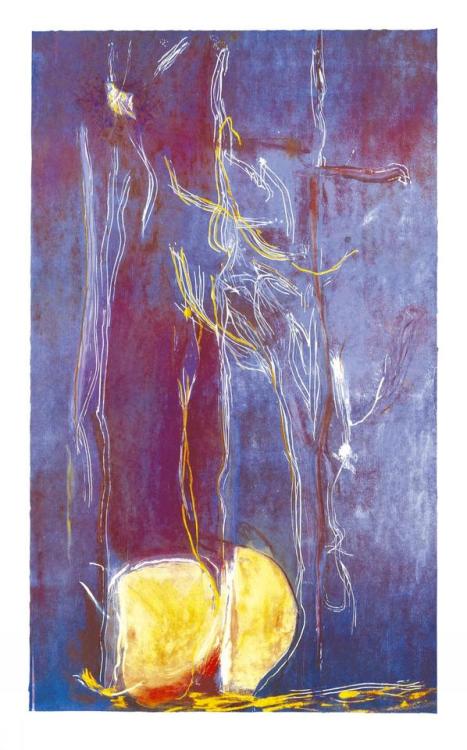 neoyorzapoteca:Helen Frankenthaler, All About Blue, 1994