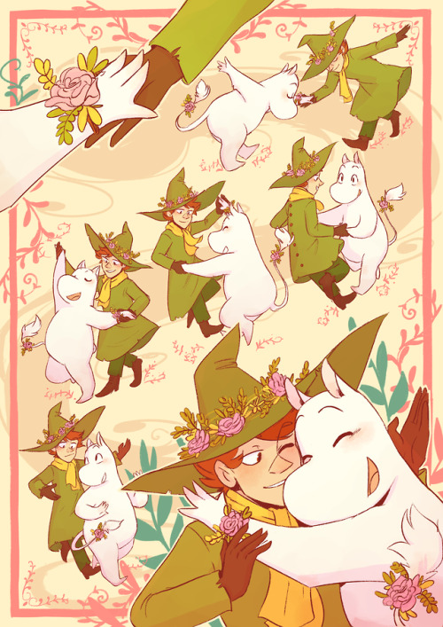 jayceart:A Moomin print done for Perth Supanova this year! I dunno how many of you guys are Perth fo