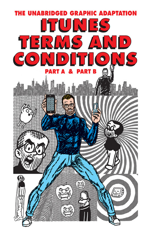 itunestandc:  Cover for Part A and B (after Jim Steranko).  A comic book about iTunes Terms &am