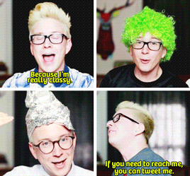 tyleroakley:  smilingoakley:  smilingoakley:  Tyler’s videos throughout 2014  “Like you guys know, I have been doing these videos on youtube for over 7 years now. And part of that is because I want to be able to look back on my time, and see