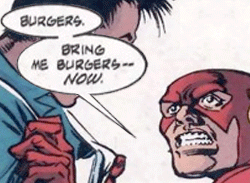 nightwingsmullet:flashfam + foodCan I help if I have a hyper-accelerated metabolism?