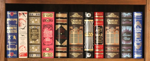 tilly-and-her-books:My B&amp;N Leatherbound Collection. September 2015. 
