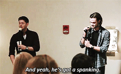 iwanttobeyourboysir:  dickiebirdie37: Jensen about Dean raising Sam [x]  Jensen just