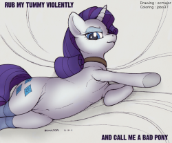 datcatwhatcameback:  codepony:  ecmajor:  shunkawarakin:  plotify:  ponypervertsisdead:  Some beautiful Rarity from ecmajor  No, I don’t like it. I love it!  Reblogging because 51 weeks out of the year Rarity is best pony, and 365 days out of the year