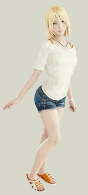 errrdn: Model ported by xXKammyXx., Allison Snow from Summer Lesson: Allison Snow belongs to Bandai Namco 