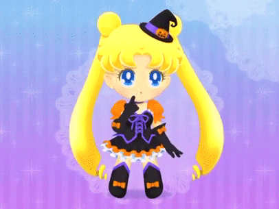 somniumlunae:HAPPY HALLOWEEN!  | Sailor Moon Drops Witch Usagi