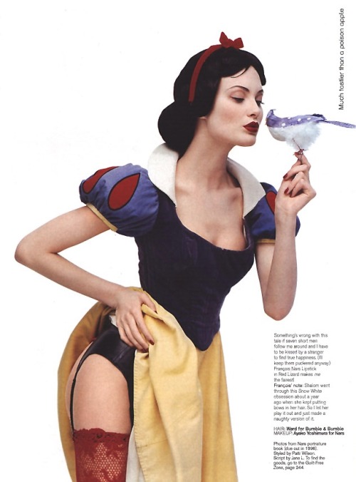 shialablunt:

“Career Girls” Shalom Harlow by Francois Nars for Jane’s Premiere Issue, September 1997 