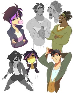 nargyle:  Some bh6 doodlins. That movie rocked!  sexy gogo~ &lt;3 &lt;3 &lt;3