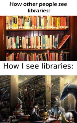 eddietg:  libraries and bookstores—- fascinating worlds  