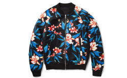 thclm:  BALENCIAGA Printed Satin Bomber Jacket 