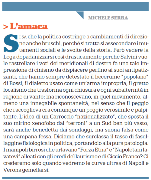 La Repubblica 20 Dicembre 2014