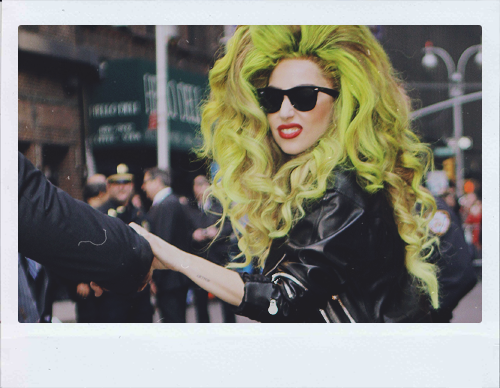 artmafias:  April 2nd: Gaga out in NYC 