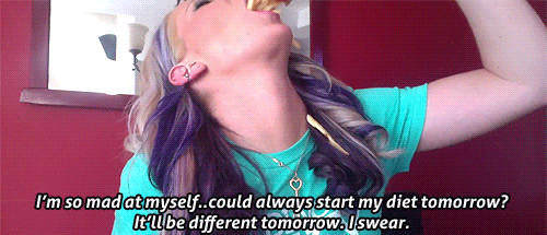 every. damn. day. no joke, this is my fucking life every single day. i just gotta find a happy balance. find what works for me, then stick to it and stop fucking worrying about it.