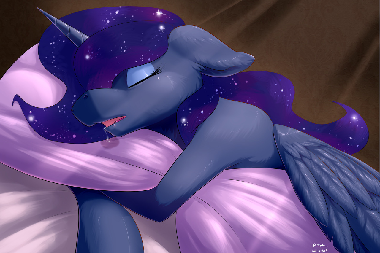 elrincondelpony:  Time to sleep by RenateThePony  