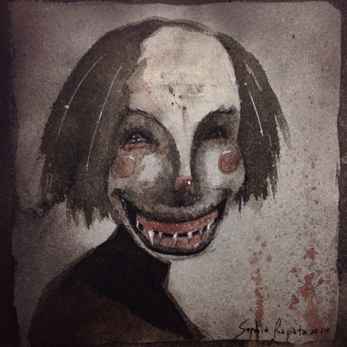 instagram:  Inside the Dark, Whimsical World of @sophiarapata  For more eerie paintings and otherworldly art, follow @sophiarapata on Instagram.  “Clown witch nymph” may seem like an unusual way to describe oneself, but for Indiana-based artist Sophia