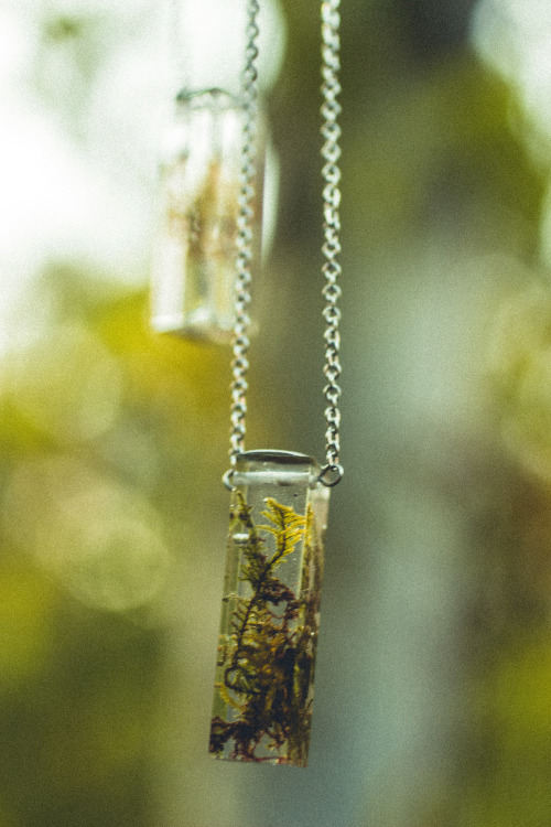 mossofthewoodsjewelry:Some preview photos of my brand new moss collection that will be added to my s