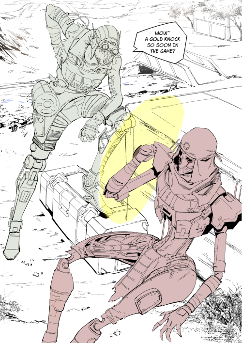 Process - inks/draft pics. I start out very messy hah. Finished work here 