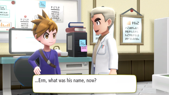 chasekip: 20 years, 7 generations, and 800 pokemon later and Oak still doesn’t