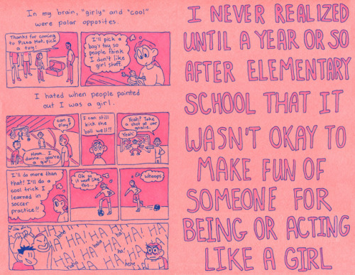 Zine I Made In December And Forgot To Upload Here! Some Thoughts About Myself In Elementary School.