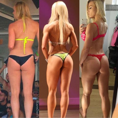 Ladies! Booties can be built! My own personal transformation. Eat and train to grow muscles! 💪🏽 Taking on more clients interested in growing some glutes! See link in bio for custom training programs & my progressive booty building & sculpting