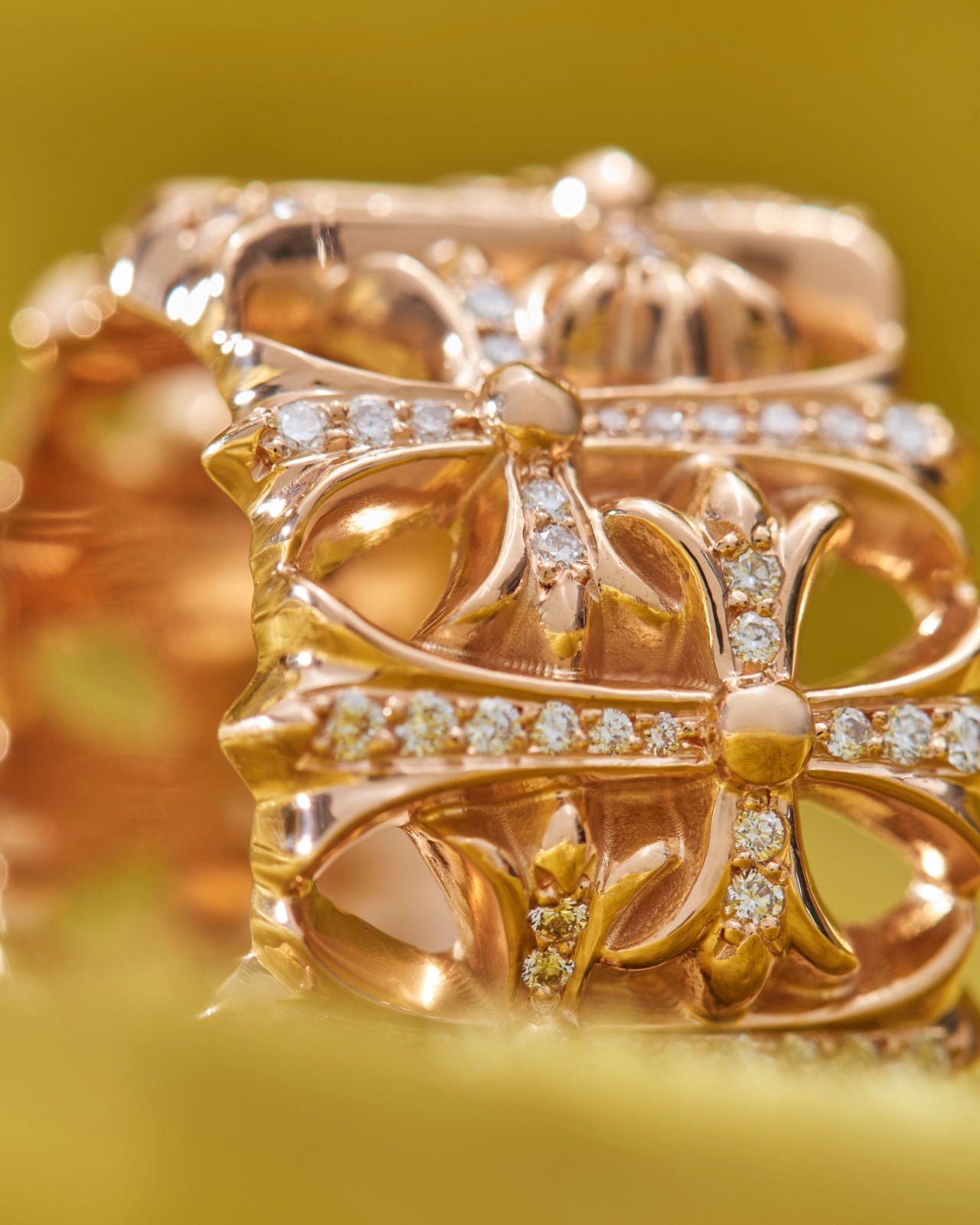 Chrome hearts 2024 cemetery ring gold