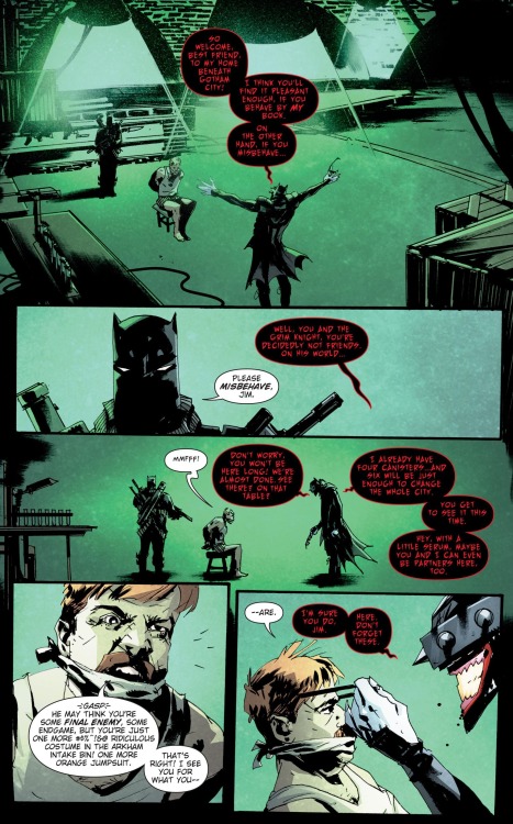 James Gordon vs. Batman Who Laughs.[from Batman Who Laughs (2018) #4]