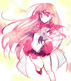 sailoreverything:  girlsbydaylight:  sailor mars by ~fayyo  Nice!!! 