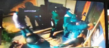 kropotkindersurprise:   March 30 2017 - Antifascists armed with sledgehammers, axes and red & black paint attacked the headquarters of Golden Dawn party in Athens, Greece, despite it’s close proximity to the Greek Pentagon, the headquarters of the