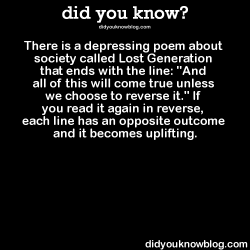 Did-You-Kno:  Did-You-Kno: Sourcereblogging Because It’s Poet’s Day Apparently…