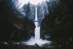 haleynstrom:  talltalememory:Multnomah Falls  I love Oregon 💙